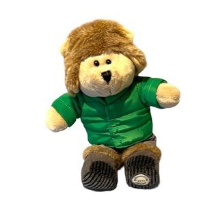 Starbucks Bearista Winter Puffer Vest Trapper Hat 2011 Bear